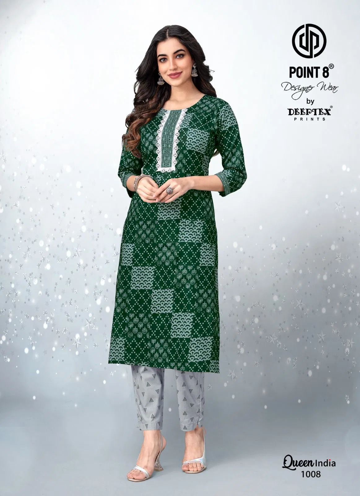 Queen India Vol 10 By Deeptex Cotton Printed Kurti With Bottom Wholesale Online